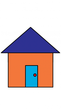 215x382 How To Draw A House, Building, Kids, Easy Step By Step Drawing