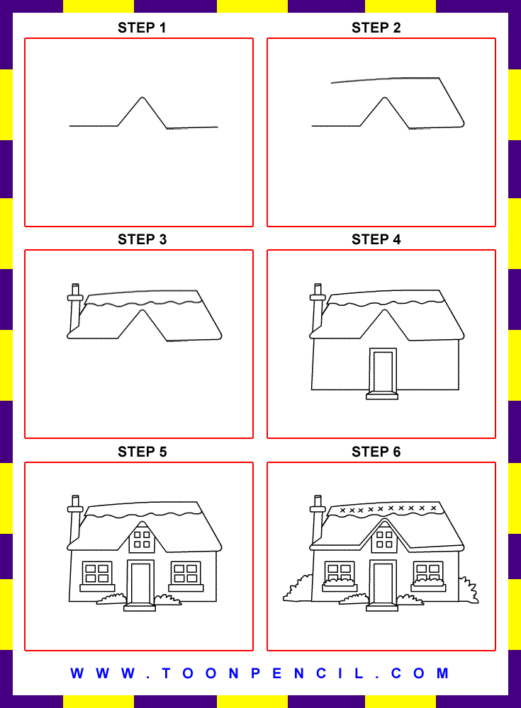 735x1000 Step By Step Drawing For Kids