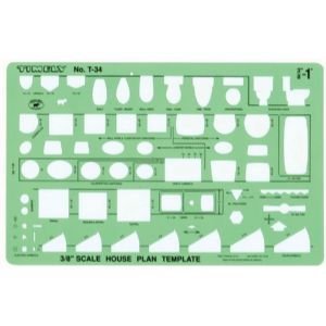 300x300 House Plan Drawing Template 38 Scale Interior