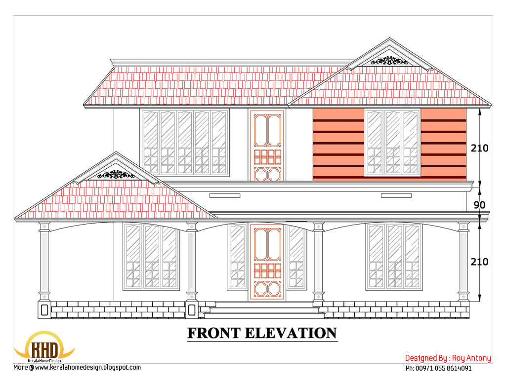 House Elevation Drawing at GetDrawings | Free download