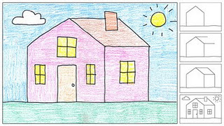 320x180 How To Draw A House, Perfect For Kindergarten! Primary Art