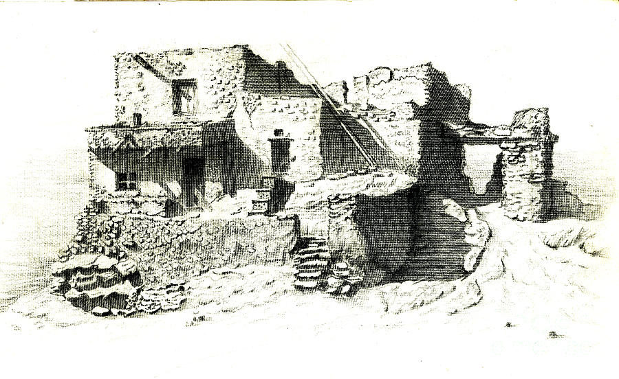 900x552 Old House Pencil Art Painting By Abhijit Dharankar