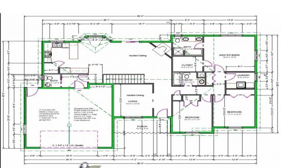548x329 House Drawing House Plans