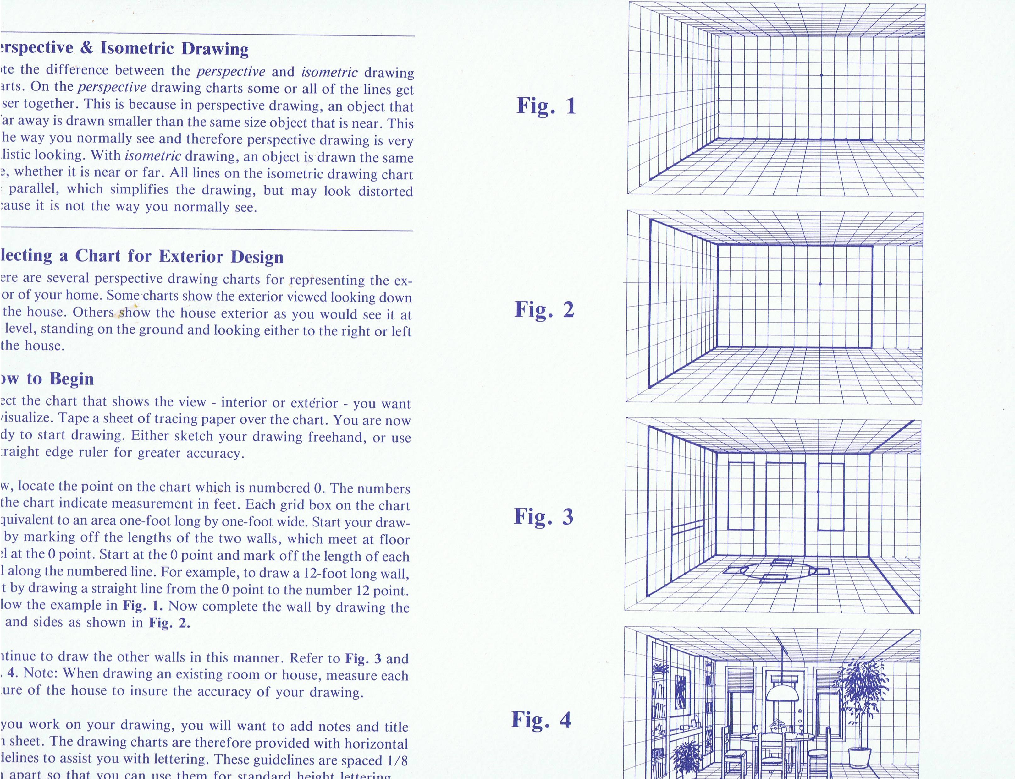 3229x2480 Model House Building Perspective Charts Grids Bricks Siding