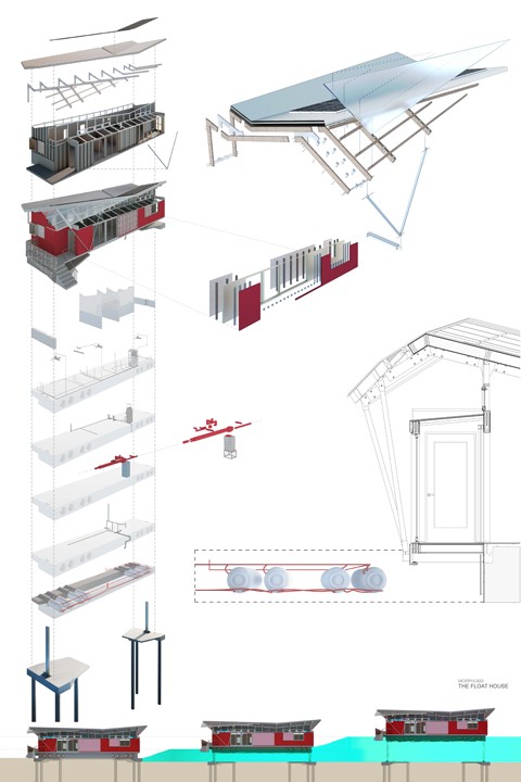 480x720 Float House Section Drawings Morphosis Architects