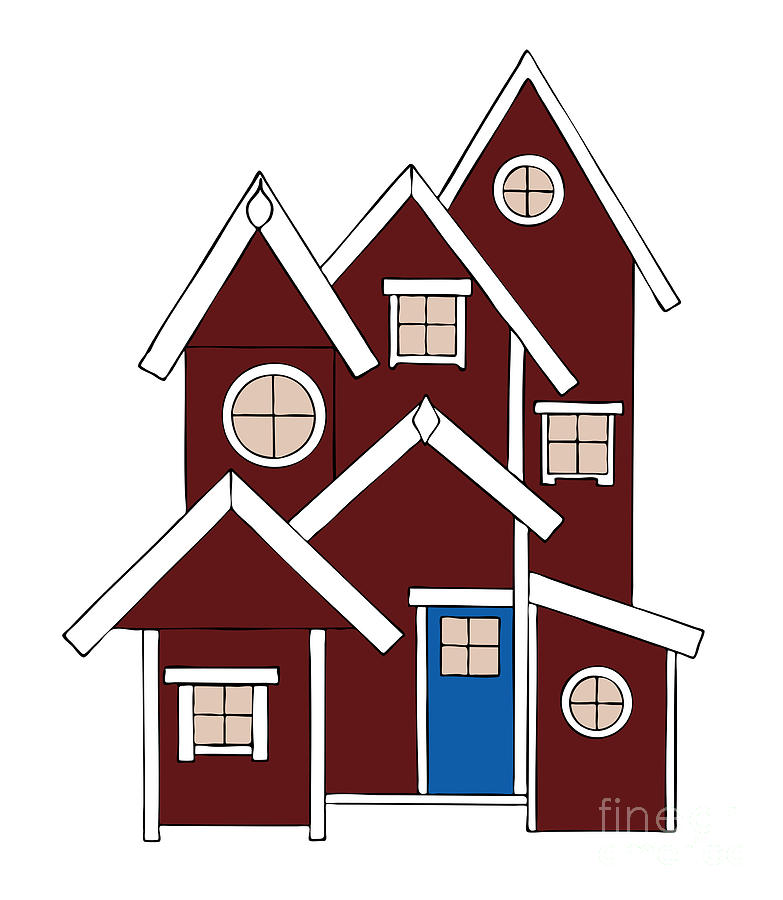 783x900 Red Houses Canvas Print Canvas Art By Frank Tschakert House