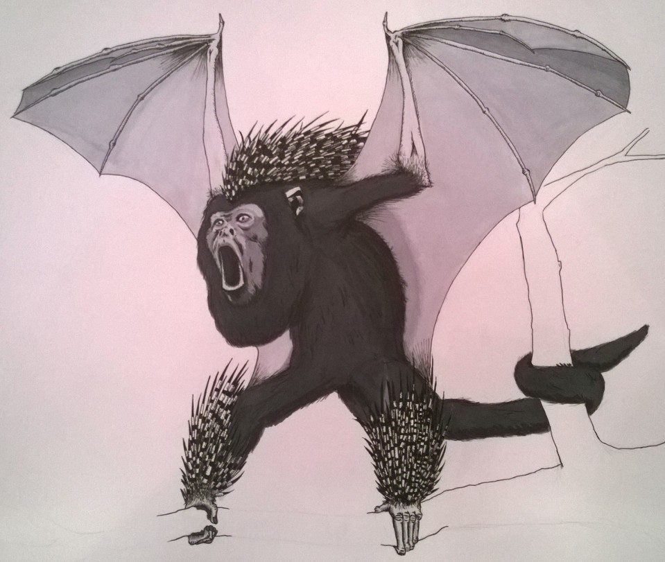 959x811 Marker Drawing Of A Chimera