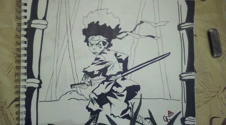 720x400 Huey Freeman Ninja Style By G4rrg31k