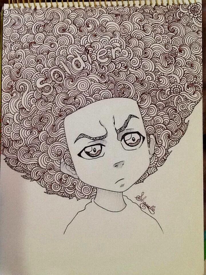 720x960 My Art My Face My Artwork Boondocks Black Women My Drawings Afro