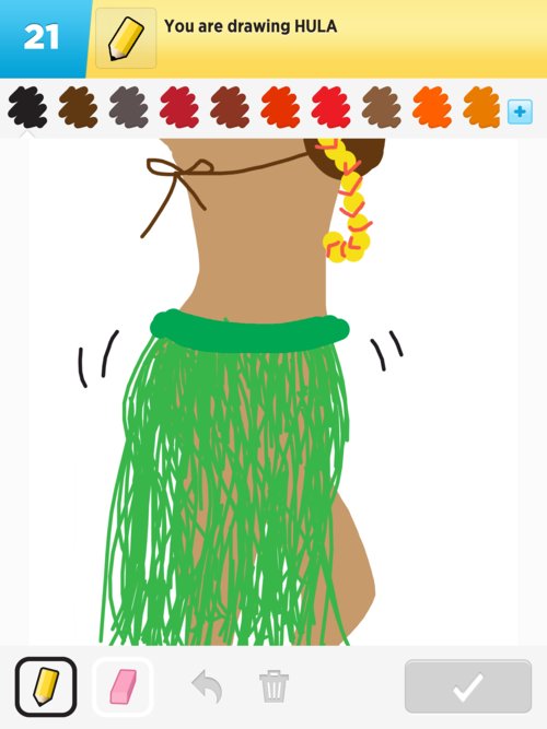 500x667 Hula Drawings