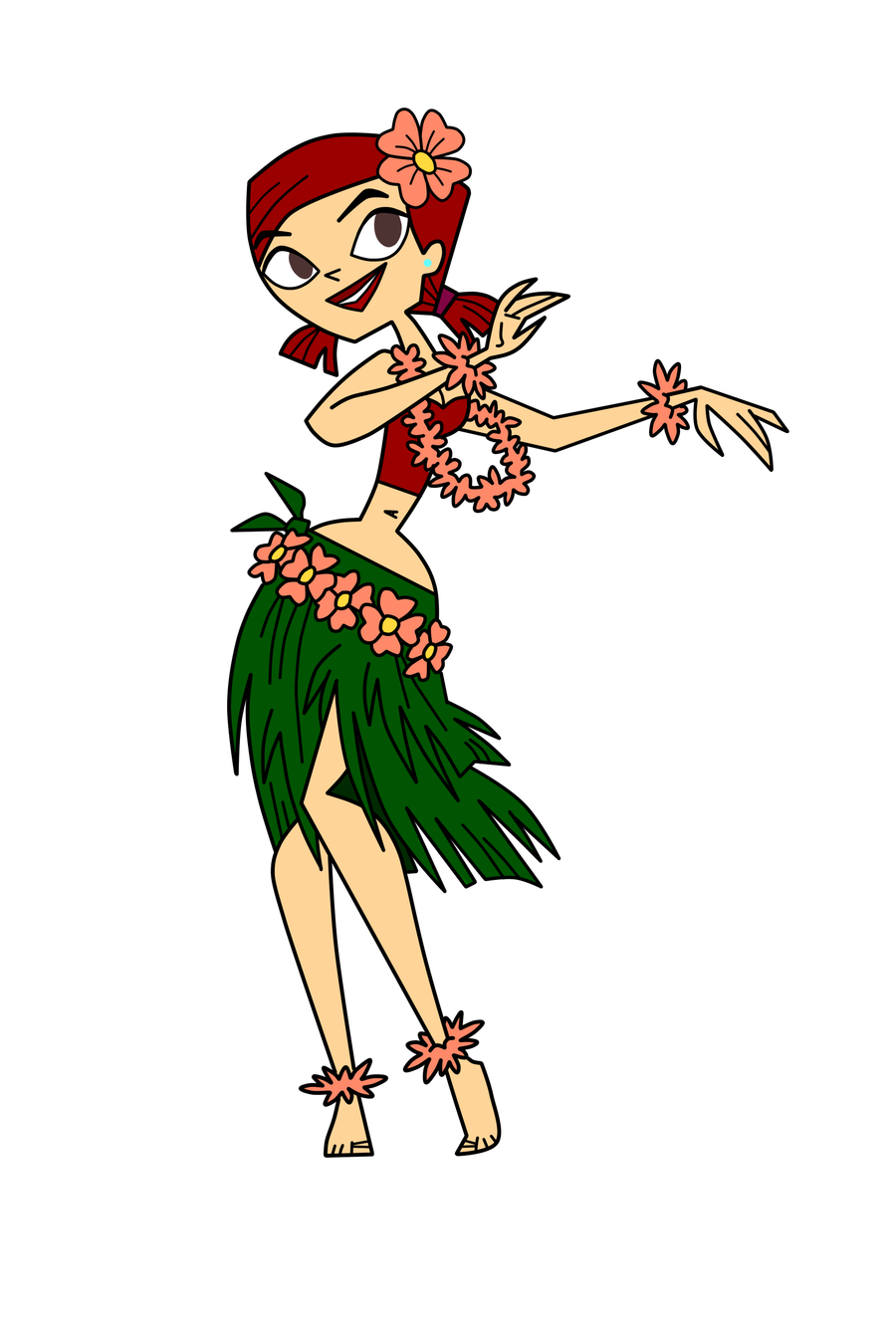900x1324 Hula Girl By Likeabossfosho