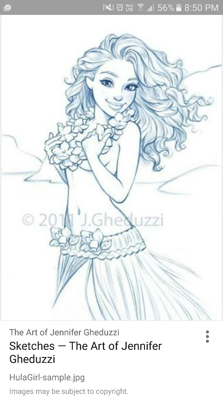 720x1280 Pin By Jody Whittaker On Hawaii Hula Girl Sketches