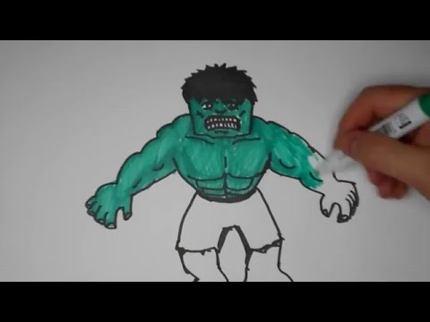 480x360 How To Draw Cartoon Hulk Easy Amp Fast Mr. Cute Cartoon Drawing