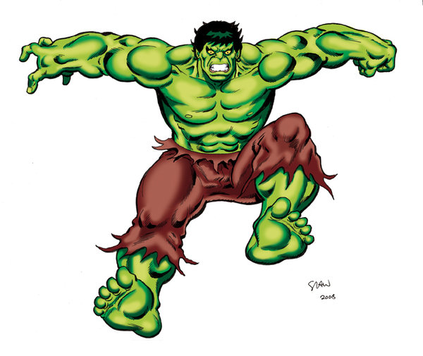 600x505 More Incredible Hulk Animated By Simon Williams Art