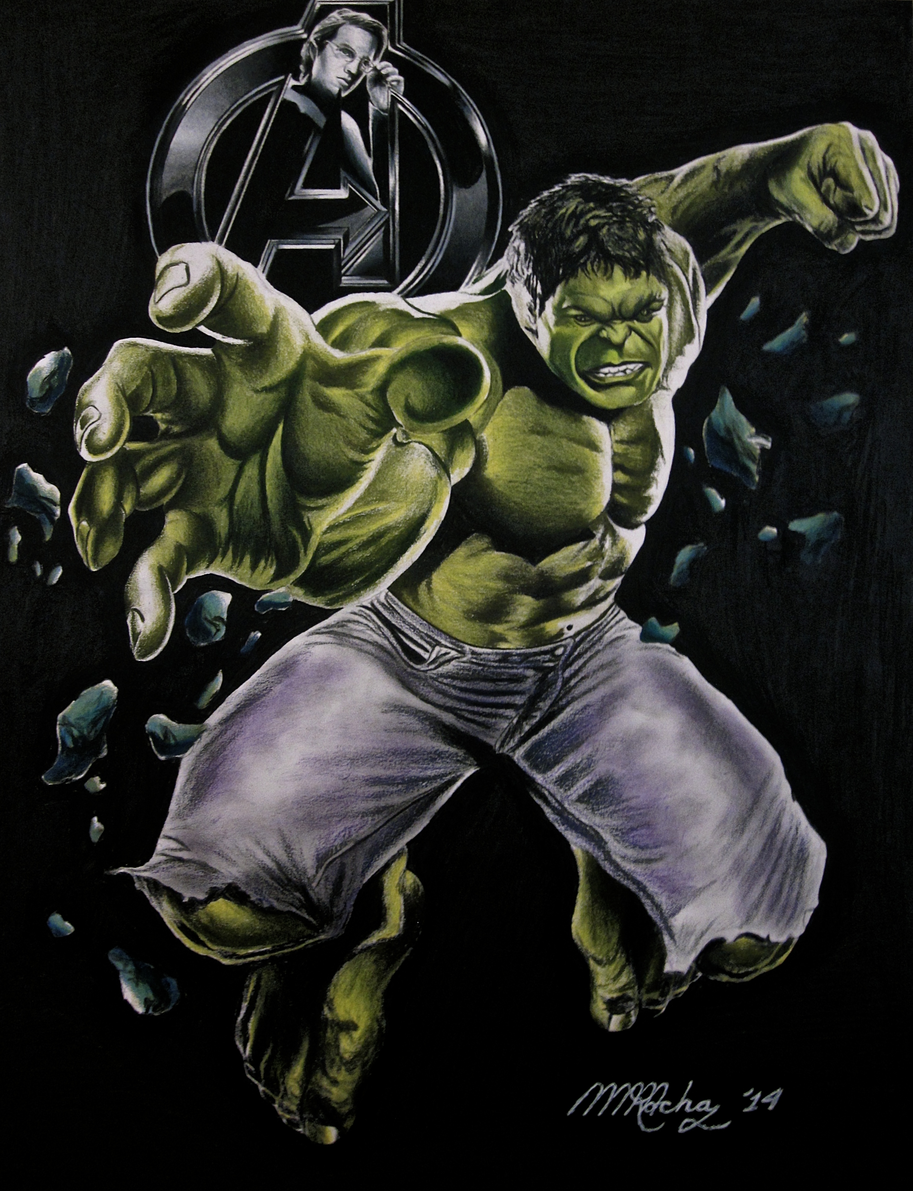 Hulk Pencil Sketch