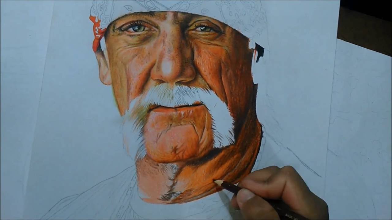 1280x720 Drawing Hulk Hogan