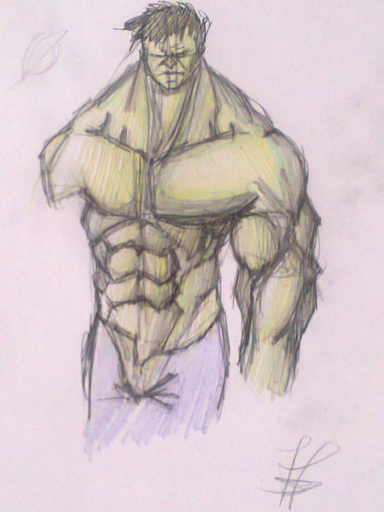 774x1032 Hulk(Pencil Sketch) By Niko116