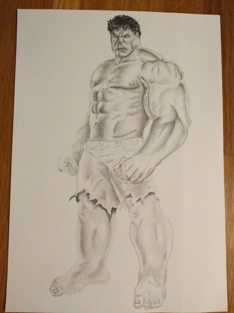 773x1033 Hulk Pencil Drawing By Laco13