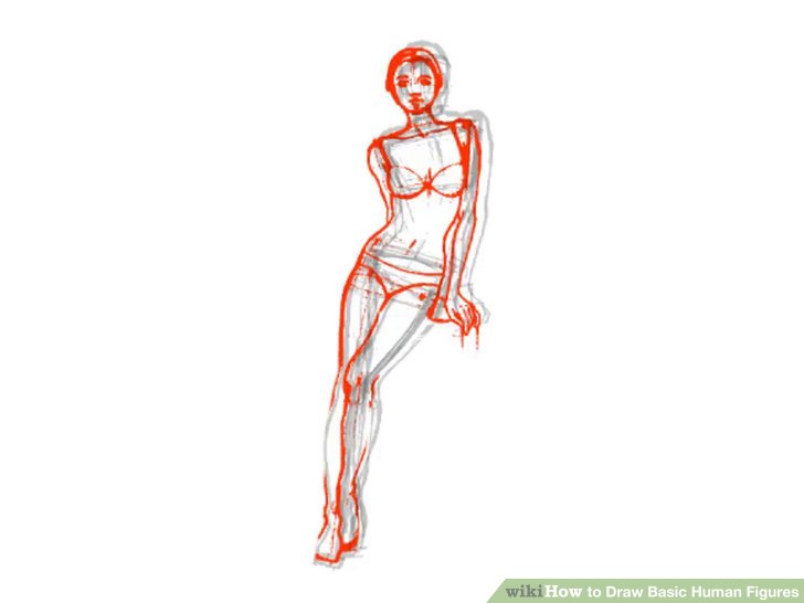 728x546 How To Draw Basic Human Figures 4 Steps (With Pictures)