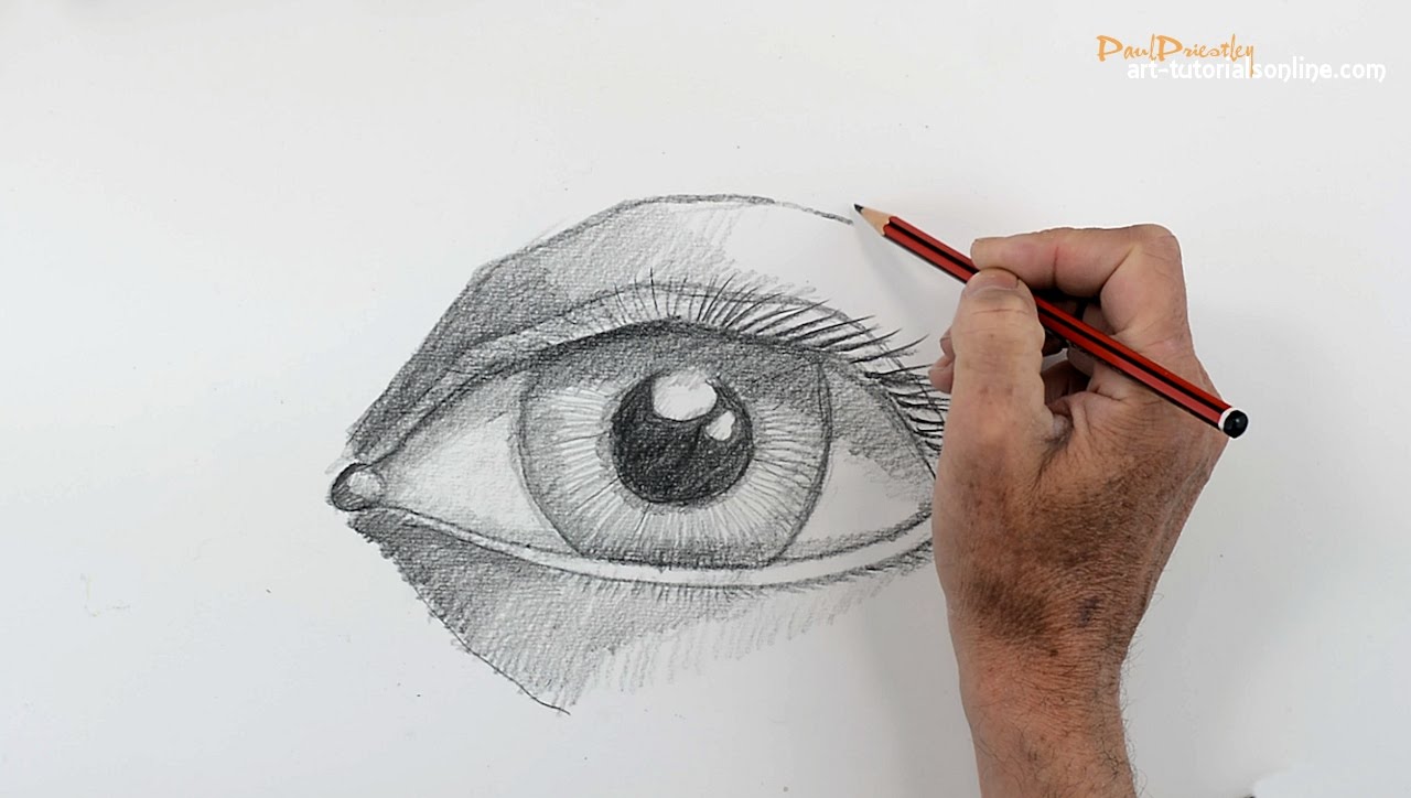 1280x724 How To Draw A Human Eye (Step By Step)