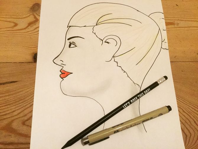 670x503 How To Draw A Human Head 13 Steps (With Pictures)