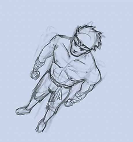 461x491 How To Draw Body In Perspective