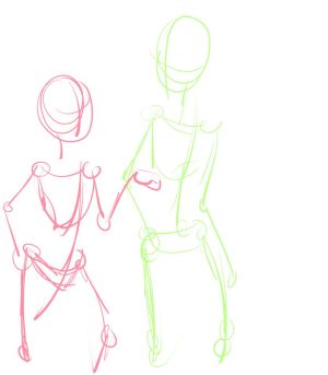 300x343 Forum Do You Start Your Drawings With Skeletonsstick Figures