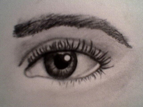 500x375 Pencil Sketches And Drawings How To Draw Realistic Human Eyes