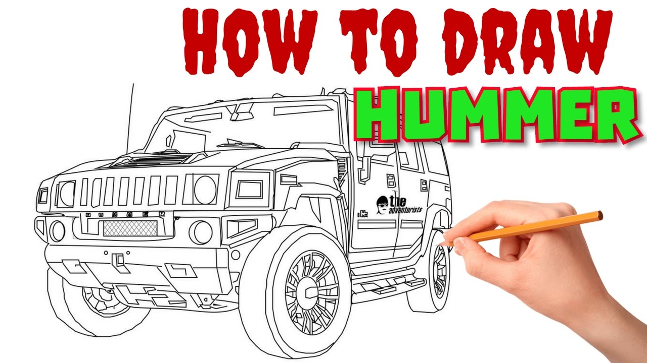 1280x720 To Draw Hummer By Draw Sketch