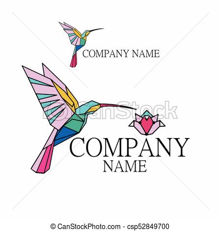 450x470 Logo Hummingbird. For Companies Related To Creativity, Art