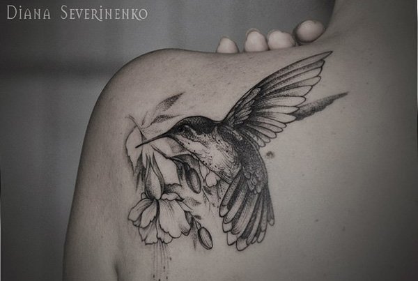 600x403 55 Amazing Hummingbird Tattoo Designs Art And Design