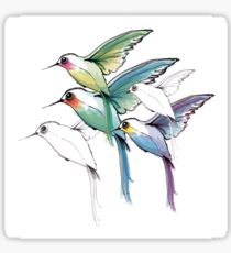 210x230 Hummingbirds Drawing Stickers Redbubble