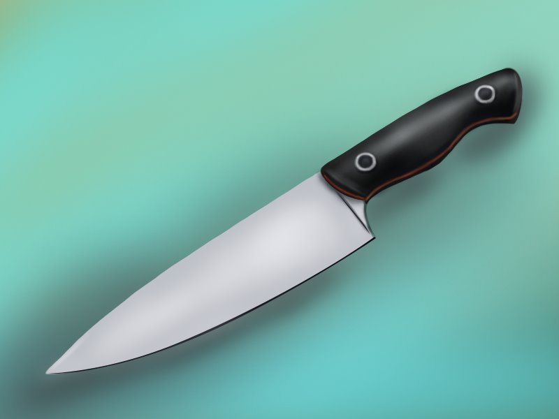 800x600 Learn How To Draw A Knife (Tools) Step By Step Drawing Tutorials