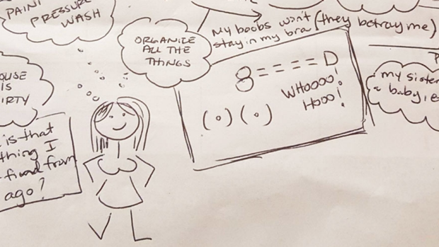 620x349 Husband Asks Wife To Draw What She Is Thinking, Does Not Expect