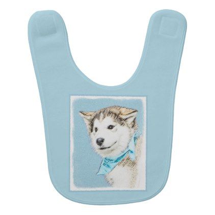 422x422 Siberian Husky Puppy Bib