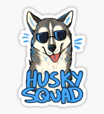 210x230 Siberian Husky Drawing Stickers Redbubble