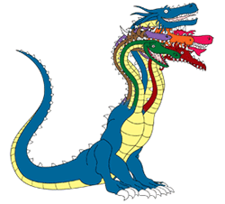 250x226 Cartoon Hydra Step By Step Drawing Lesson