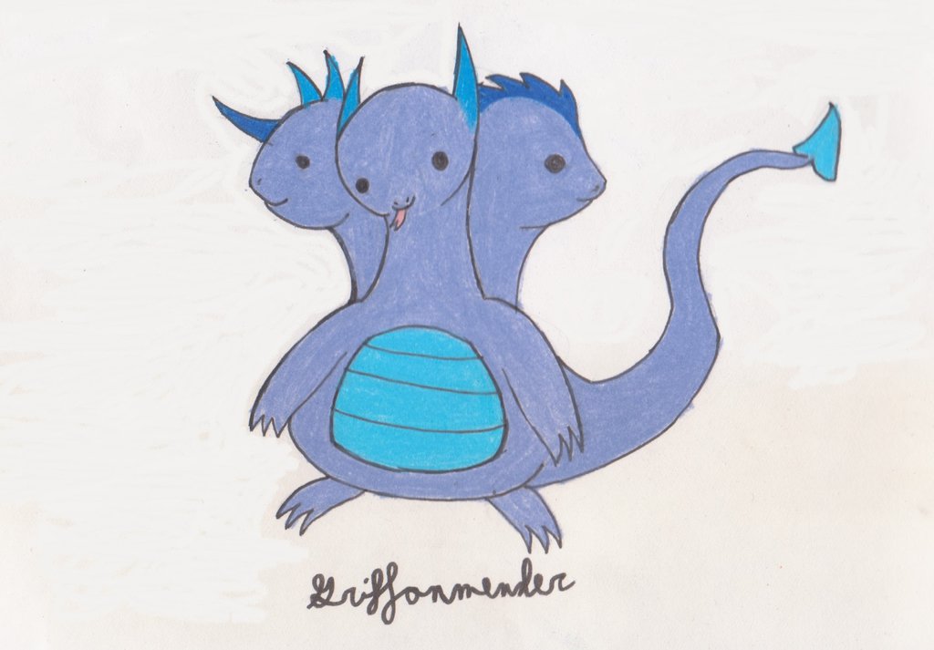 1024x713 Kawaii Hydra By Griffonmender