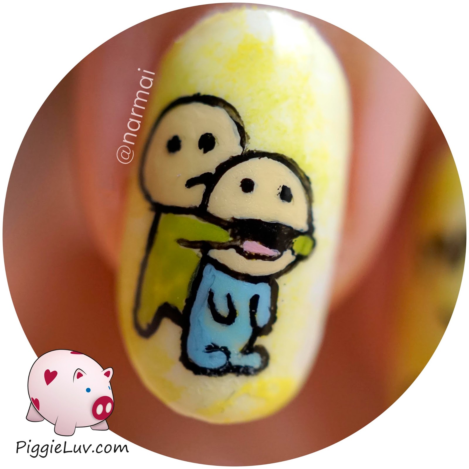 1600x1600 Piggieluv I Can Always Make You Smile! Happy Nail Art