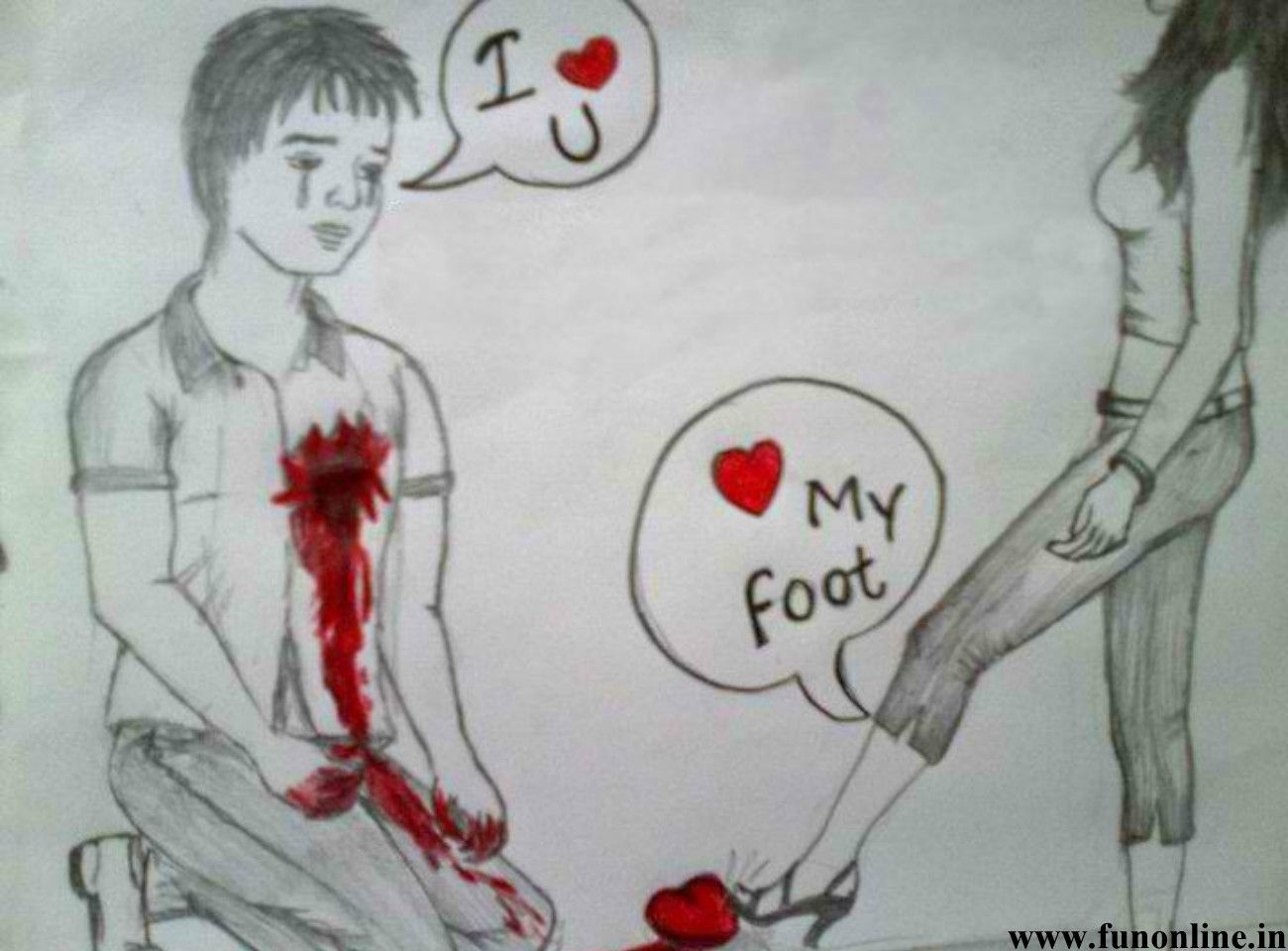 1300x960 Cute Love Drawings Beautiful Emo Love Drawing. Every Girl