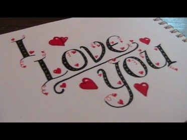 372x279 I Love You Drawings I Love You Sketch