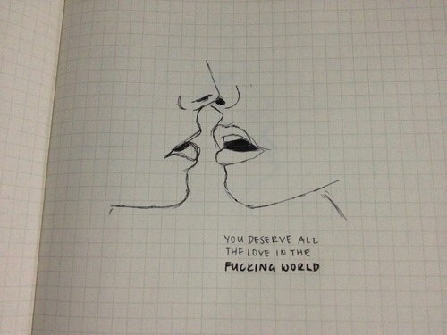 500x375 Love Drawing Art Relationship Beautiful Hipster Words Vintage