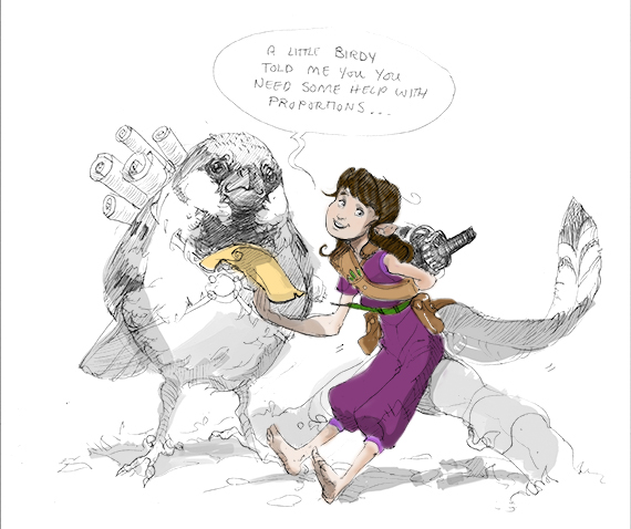 570x478 To Draw Small Hands The Story Elves