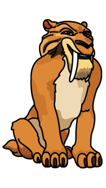 215x382 How To Draw Diego From Ice Age, Cartoons, Easy Step By Step