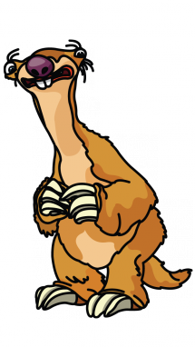 215x382 How To Draw Sid From Ice Age, Cartoons, Easy Step By Step Drawing