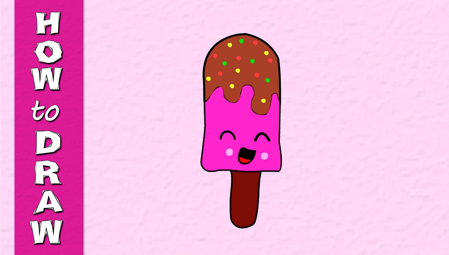 1459x830 How To Draw And Paint A Ice Cream Drawings For Kids Episode