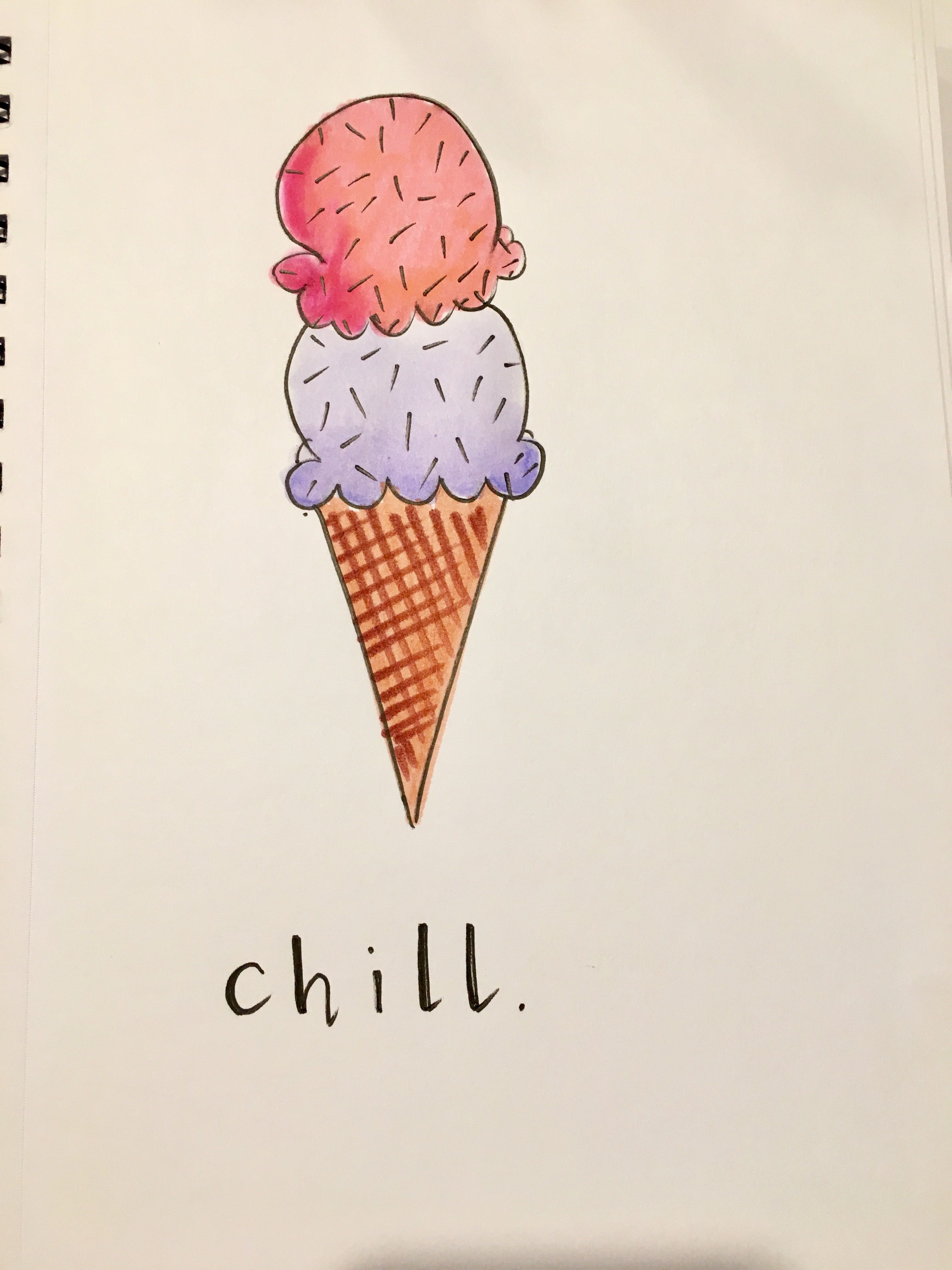 3024x4032 I Love Ice Cream And Want It Everyday!! This Cute Drawing Is Made