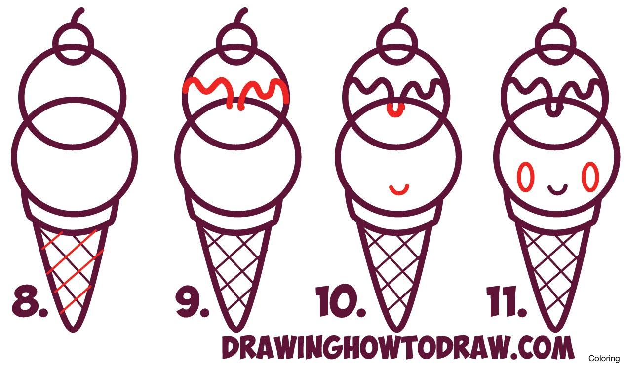 1266x742 Ice Cream Drawing Cone Coloring Page Ideas 10f Games Wallpaper