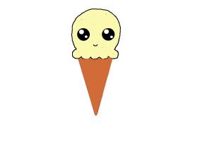 300x200 How To Draw Kawaii Ice Cream