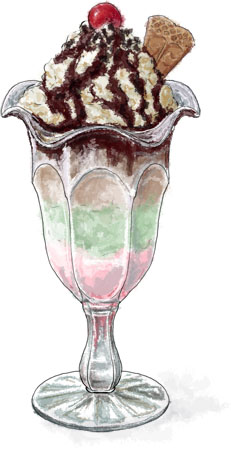 231x450 Ice Cream Sundae By Torstan